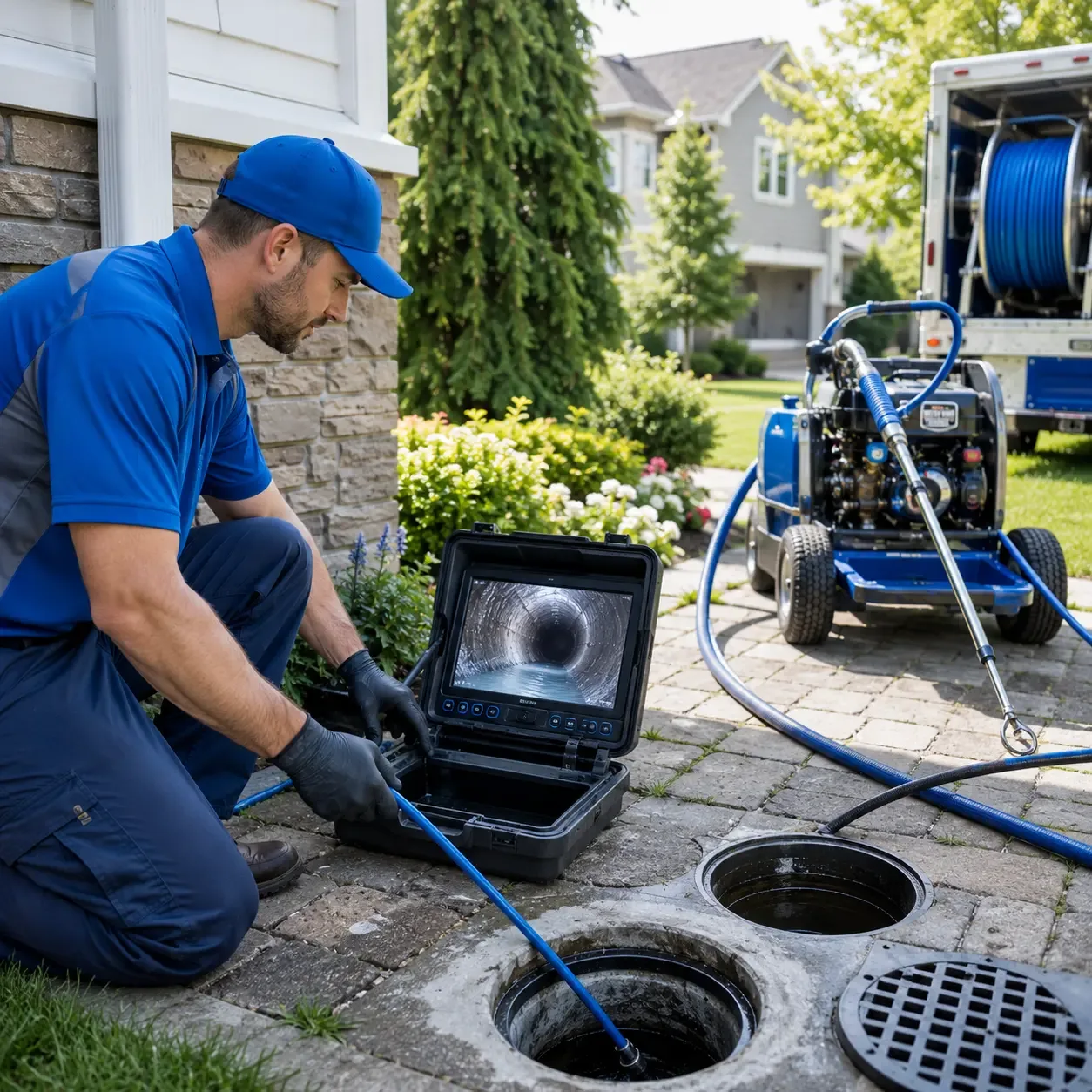 Outdoor drain cleaning professionals serving Swansboro, NC